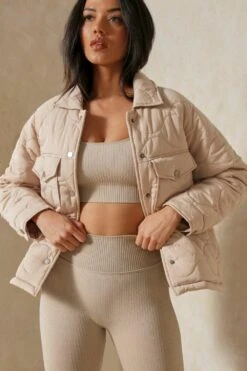 Quilted Pocket Front Jacket