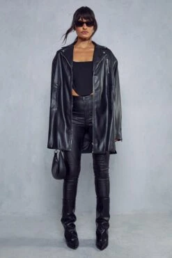 Longline Biker Jacket