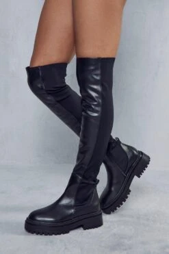 Over The Knee Chunky Sole Boot