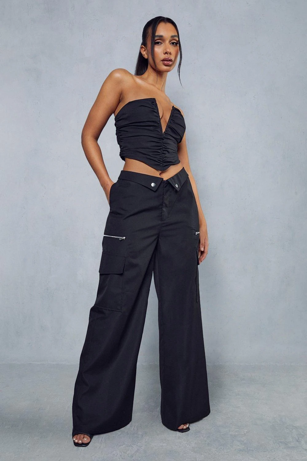 Premium V Bar Ruched Corset Top 7 Premium V Bar Ruched Corset Top - Image 5