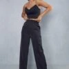 Satin Corset & Cargo Pant Co-ord