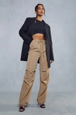 Shoulder Pad Oversized Blazer -Ladies Clothing Shop black shoulder pad oversized blazer 3