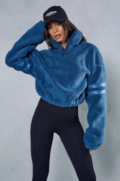 Teddy Stripe Detail Jumper