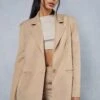 Miss Joslin Oversized Blazer -Ladies Clothing Shop camel miss joslin oversized blazer