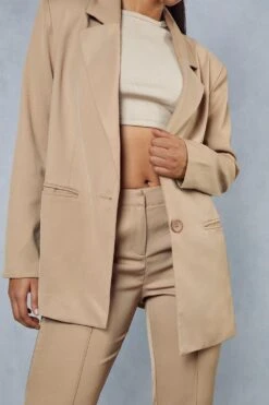 Miss Joslin Oversized Blazer -Ladies Clothing Shop camel miss joslin oversized blazer 5