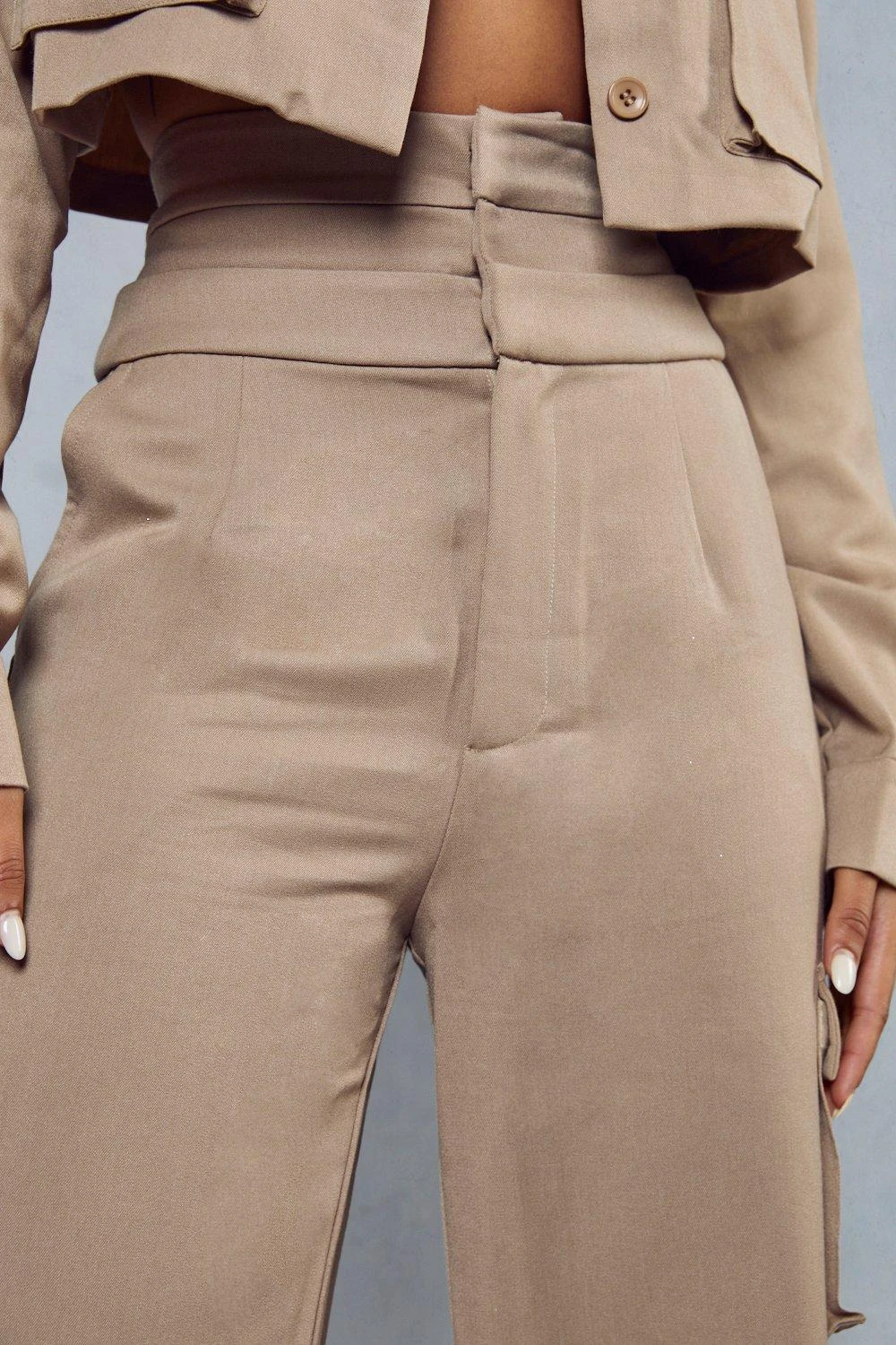 Miss Joslin Wide Leg Tailored Cargo Trouser 5 Miss Joslin Wide Leg Tailored Cargo Trouser - Image 3