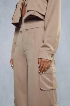 Miss Joslin Wide Leg Tailored Cargo Trouser 13 Miss Joslin Wide Leg Tailored Cargo Trouser -Ladies Clothing Shop camel miss joslin wide leg tailored cargo trouser 5