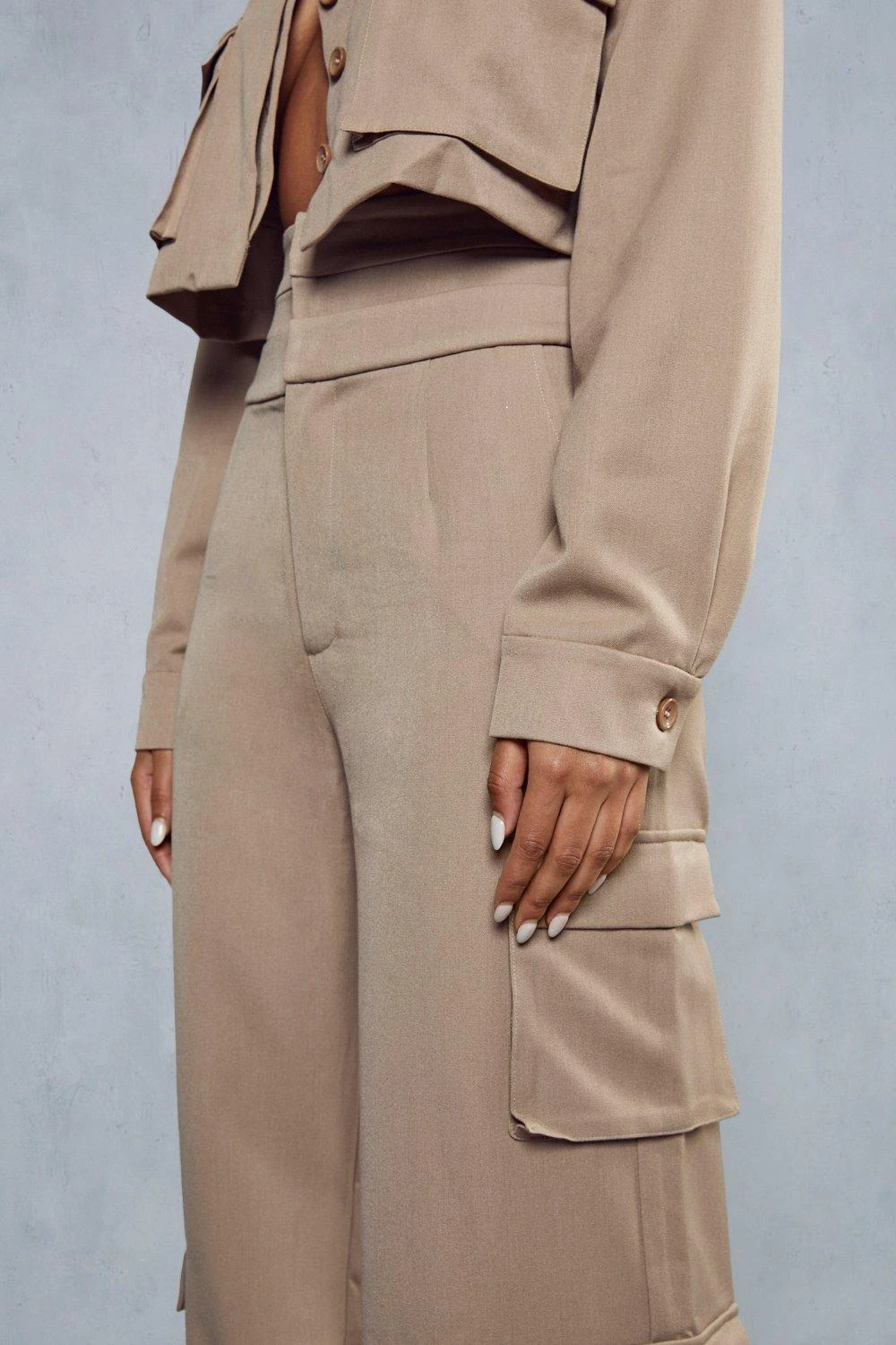 Miss Joslin Wide Leg Tailored Cargo Trouser 8 Miss Joslin Wide Leg Tailored Cargo Trouser - Image 6