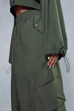 Miss Joslin Wide Leg Cargo Trousers -Ladies Clothing Shop green miss joslin wide leg cargo trousers 2