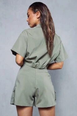 Miss Joslin Cargo Pocket Shorts -Ladies Clothing Shop khaki miss joslin cargo pocket shorts 2