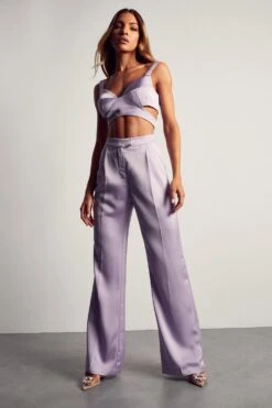 Cut Out Zip Back Bralet -Ladies Clothing Shop lilac cut out zip back bralet 3