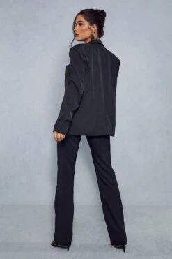 High Waisted Split Hem Trousers -Ladies Clothing Shop sage high waisted split hem trousers 2