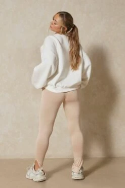 Jersey Split Front Legging -Ladies Clothing Shop stone jersey split front legging 3