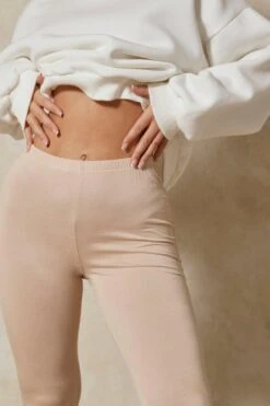 Jersey Split Front Legging -Ladies Clothing Shop stone jersey split front legging 4