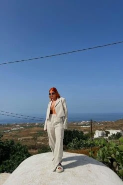 Miss Joslin Tailored Oversized Cropped Blazer