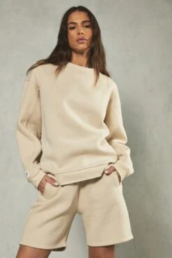 Misspap Lifestyle Oversized Seam Sweatshirt