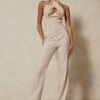 Straight Leg Zip Front Trousers -Ladies Clothing Shop stone straight leg zip front trousers