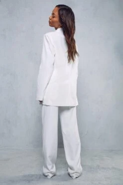 Tailored Straight Leg Trousers -Ladies Clothing Shop white tailored straight leg trousers 2